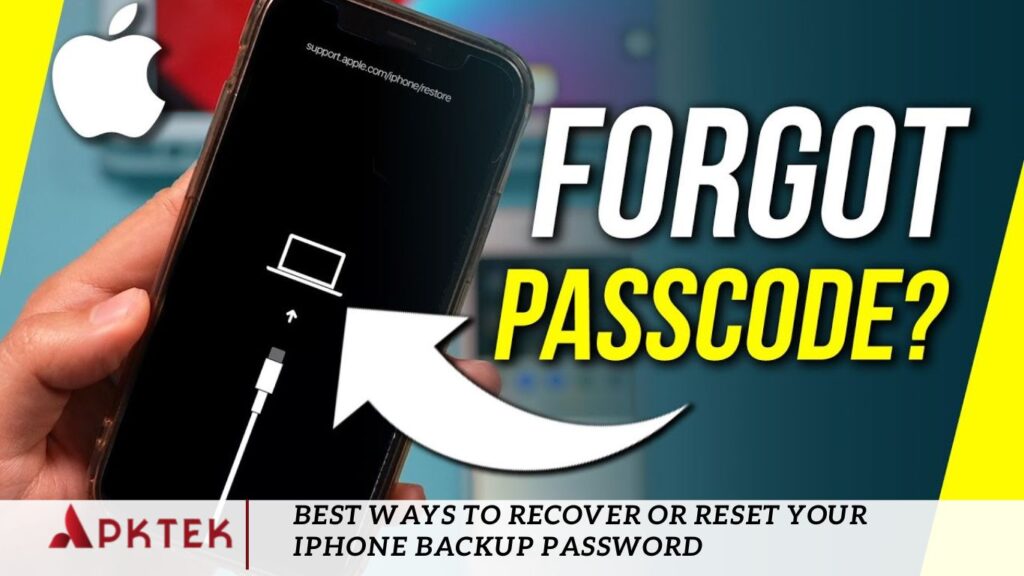 Best Ways to Recover or Reset Your iPhone Backup Password